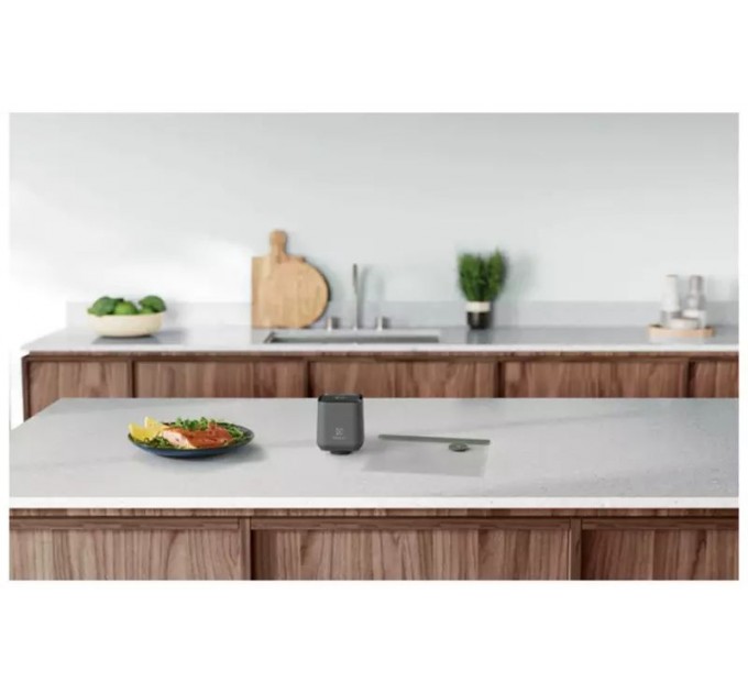 Вакууматор Electrolux для багаторазових пакетів і контейнерів, 4Вт, механічне керування, +10 пакетів, пластик, сірий