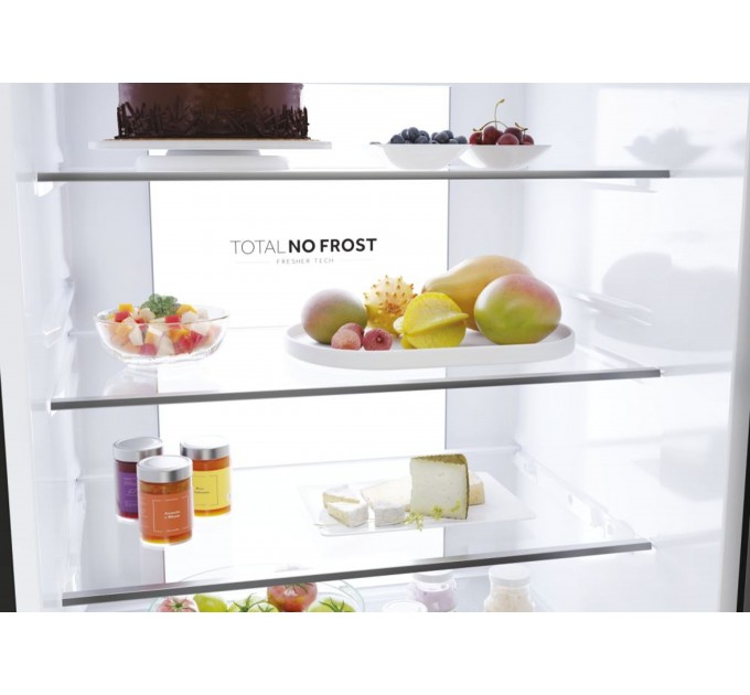 Холодильник Haier многодверный, 190.5x70х64.8, холод.отд.-354л, мороз.отд.-174л, 3дв., А+, NF, инв., дисплей, зона нулевая, черный