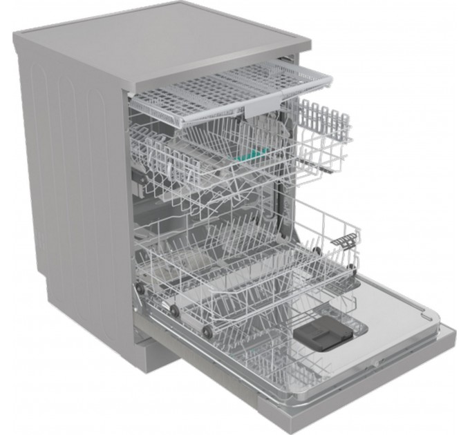 Посудомоечная машина Gorenje, 16компл., A+++, 60см, дисплей, 3 корзины, AquaStop, серый