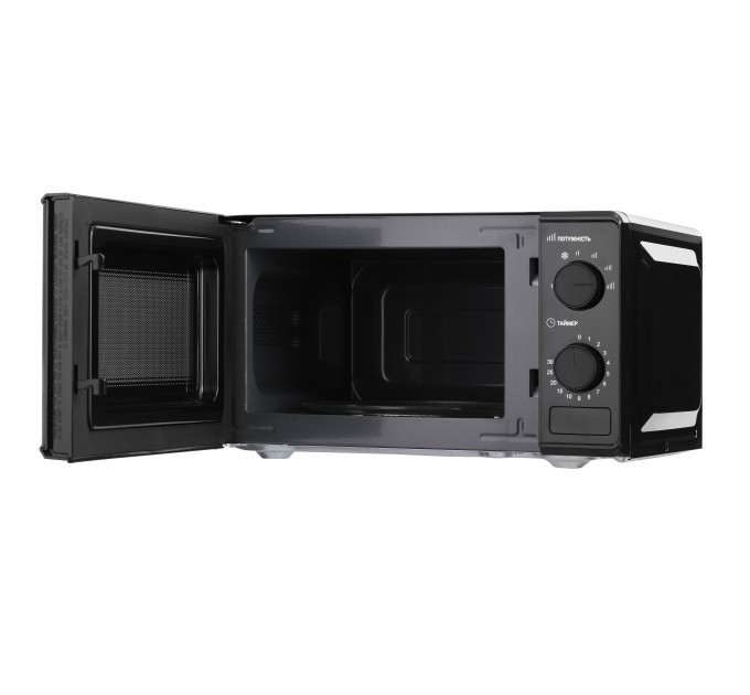 Мікрохвильова піч ARDESTO, 20л, мех.управл., 700Вт, відкр.кнопкою, чорний