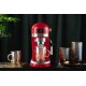 Кавоварка ARDESTO ріжкова 1.4л, мелена, ручний капучинатор, підігрів чашок, червоний