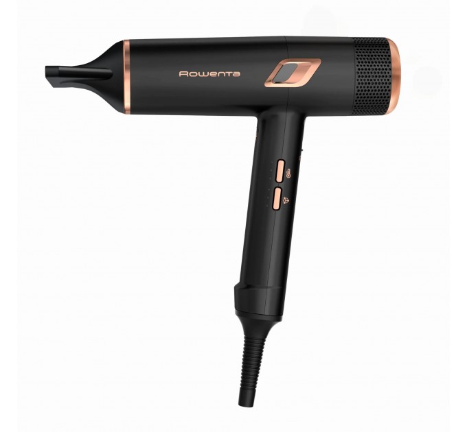 Фен Rowenta Ultimate Experience Maestria, 2000Вт, 3 режими, дифузор, кейс для зберігання, іоніз-я, хол. обдув, чорний