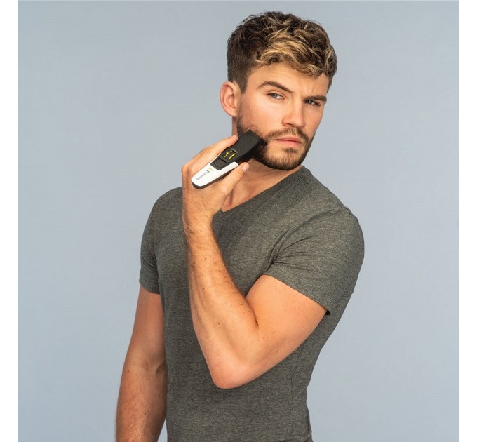 Тример Remington Style Series, для бороди і вусів, акум., роторний мотор, сталь, чорно-білий