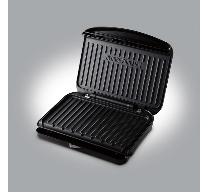 Гриль George Foreman прижимний Fit Grill Medium 1630Вт, темп. режимів-1, пластик, чорний