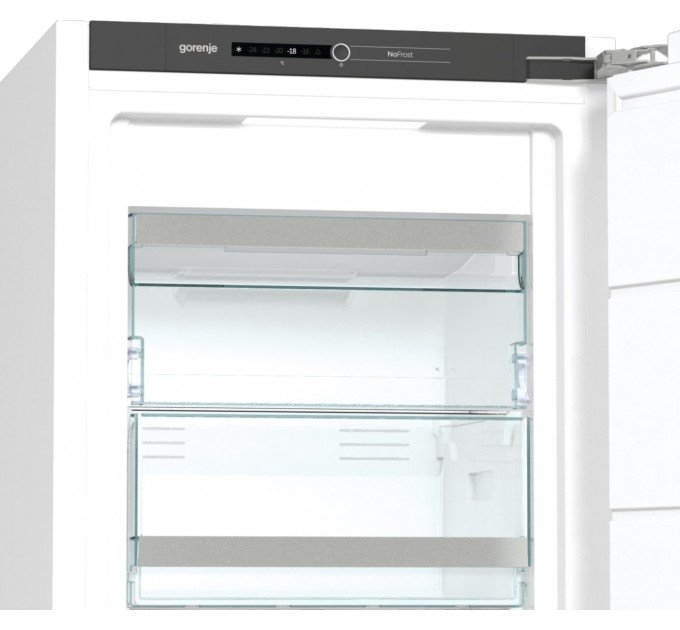 Морозильная камера Gorenje встраиваемая, 177x56х56, 212л, А++, NF, диспл внутр., белый