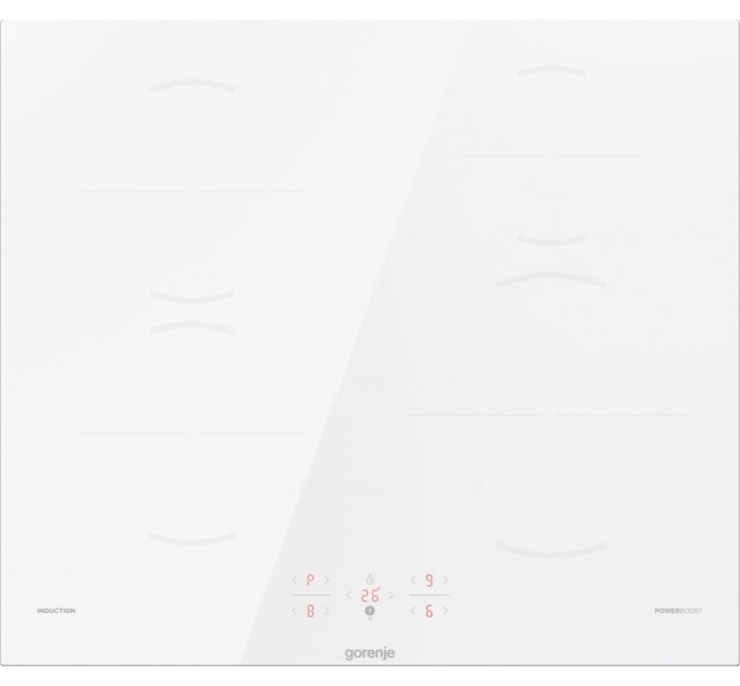 Варочная поверхность Gorenje индукционная, 60см, PowerBoost, AutoDetect, белый