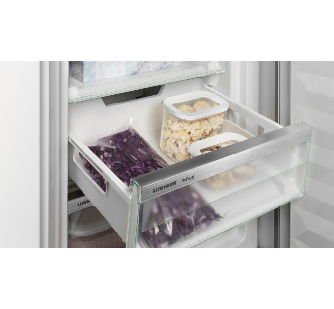 Холодильник Liebherr встраиваемый с нижн. мороз., 177x55.9х54.6, холод.отд.-182л, мороз.отд.-69л, 2дв., A+, ST, диспл внутр., белый