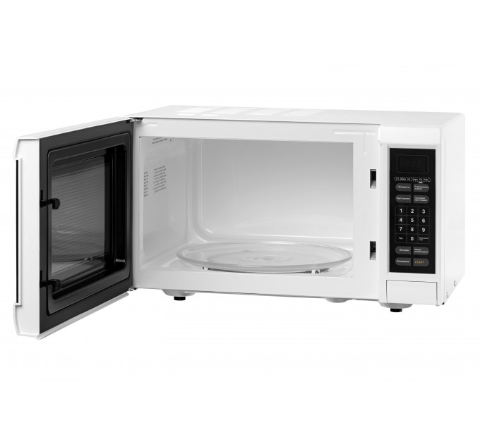 Микроволновая печь ARDESTO, 23л, электр. управл., 900Вт, дисплей, откр.кнопкой, белый