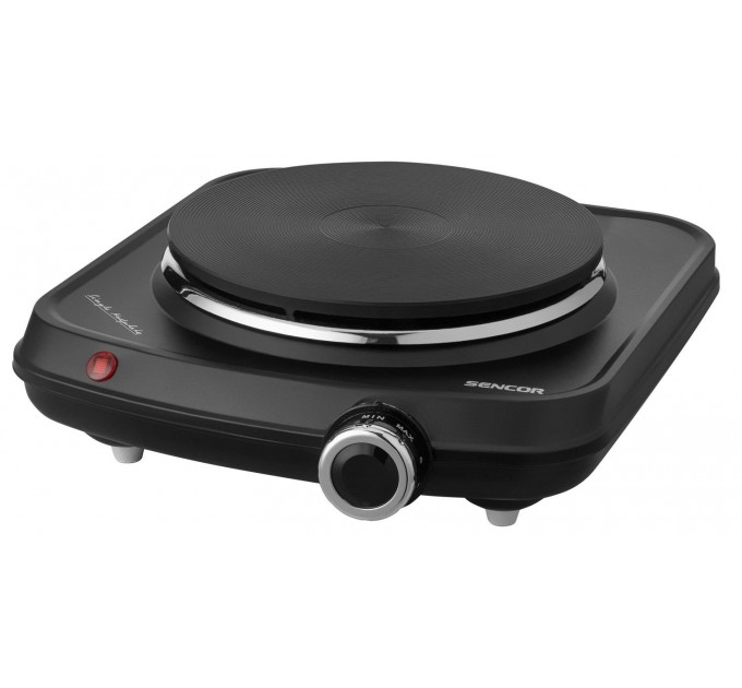 Плитка настольная Sencor электрическая, комф. - 1 на 1.5кВт, управл. - мех., черный