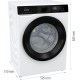 Прально-сушильна машина Gorenje фронтальна, 8(5)кг, 1400, A+, 51см, дисплей, інвертор, Wi-Fi, білий