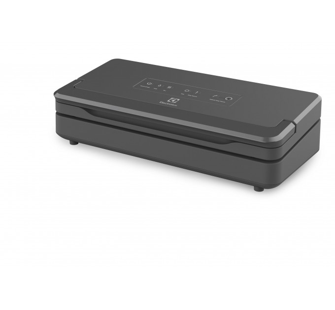 Вакууматор Electrolux для рулонов, пакетов, контейнеров, 120Вт, 30см, электронное управл., +1 рулон, пластик, серый