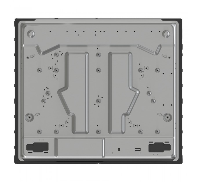Варильна поверхня Gorenje газова на склі, 60см, чавун, чорний