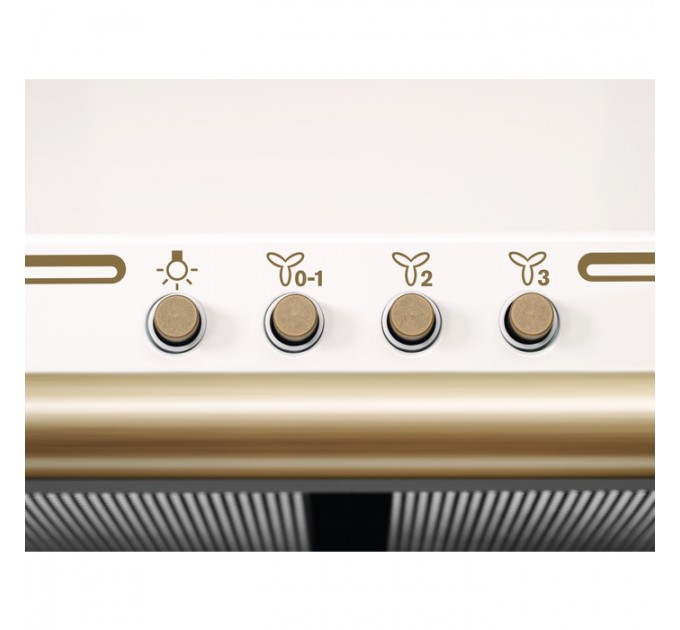 Витяжка Electrolux купольна Rococo, 60см, 420м куб год., шампань