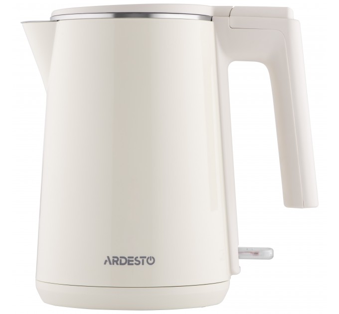 Електрочайник ARDESTO 1л, Strix, подвійні стінки, бежевий