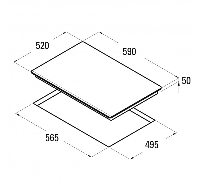 Варочная поверхность Cata индукционная, 60см, Giga 600, белый