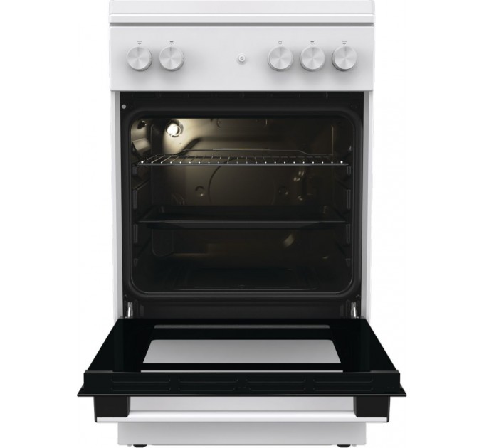 Плита Gorenje газова, 70л, 50x60см, емальовані, з кришкою, білий