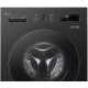 Стиральная машина LG фронтальная, 9кг, 1200, A+++, 55см, дисплей, пар, инвертор, черный