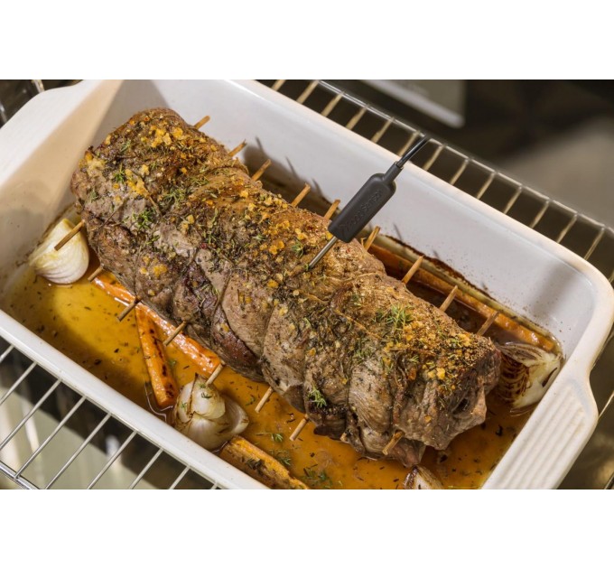 Духова шафа Gorenje електрична, 77л, A+, пара, дисплей, 300 °C, Wi-Fi, чорний