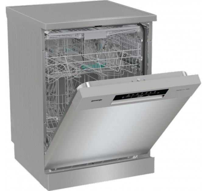 Посудомоечная машина Gorenje, 16компл., A+++, 60см, дисплей, 3 корзины, AquaStop, серый