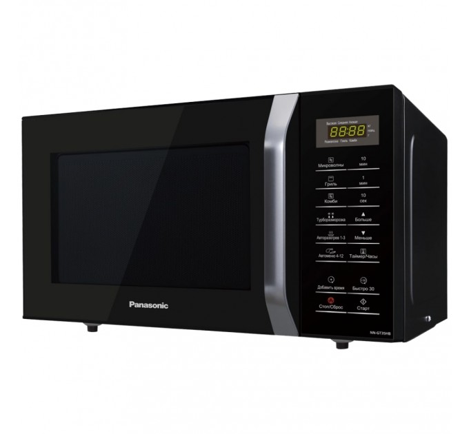 Микроволновая печь Panasonic, 23л, 800Вт, гриль, дисплей, черный