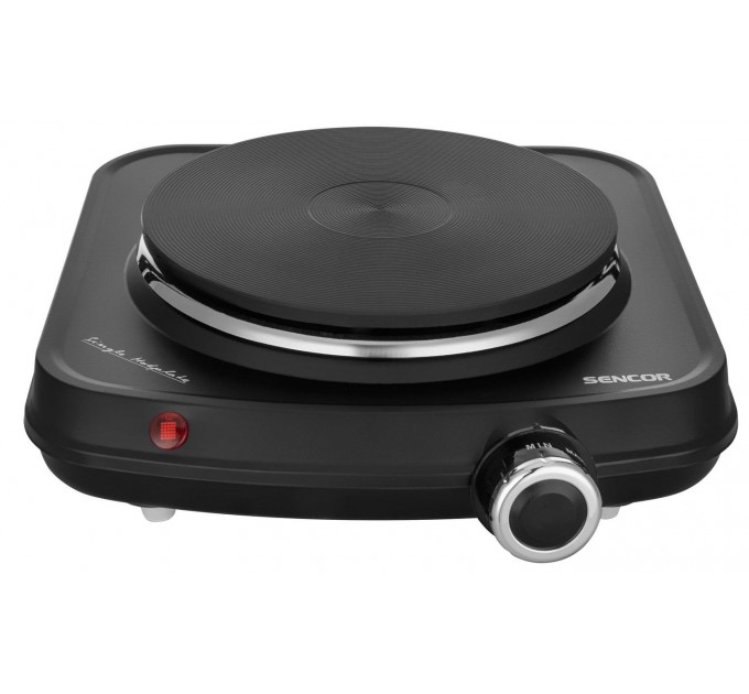 Плитка настольная Sencor электрическая, комф. - 1 на 1.5кВт, управл. - мех., черный