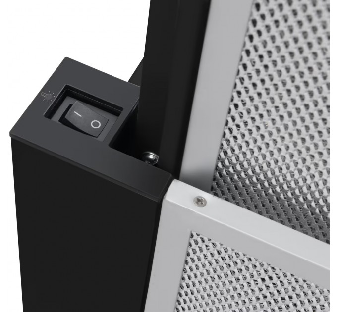 Вытяжка Hansa телескопическая, 60см, 270м3ч, черный