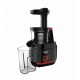 Соковыжималка Tefal Juiceo шнековая 150Вт, чаша-0.8л, жмых-0.8л, насадка для цитрусовых, пластик, черно-крассный