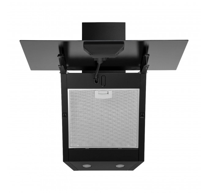 Вытяжка ARDESTO наклонная, 60см, 900м3ч, стекло, 2х1Вт LED, кнопочное, черный