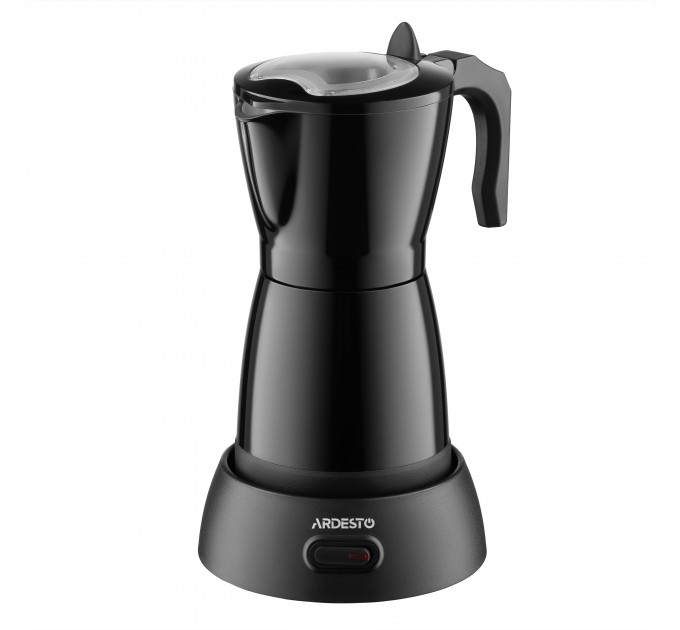 Кофеварка ARDESTO электрическая гейзерная 0.3л, молотый, черный