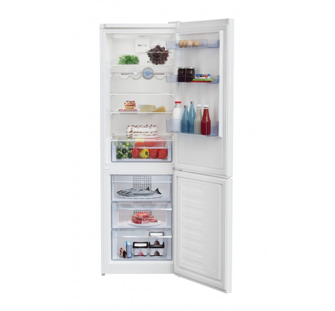 Холодильник Beko с нижн. мороз., 186x60x67, xолод.отд.-215л, мороз.отд.-109л, 2дв., E, NF, белый
