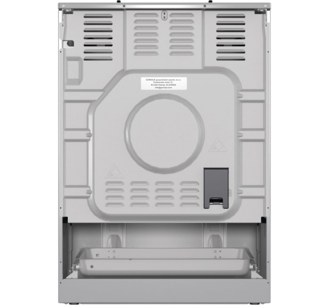 Плита Gorenje комби, 71л, 60x60см, дисплей, эмалированные реш, программатор IconLed,нерж
