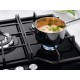 Варочная поверхность Electrolux газ на стекле, 60см, чугун, черный