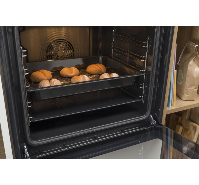 Духовой шкаф Gorenje электрический, 77л, A+, пар, дисплей, пиролиз, черный