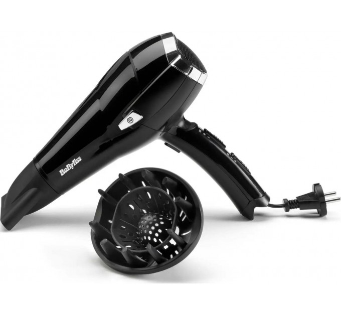 Фен Babyliss CordKeeper, 2000Вт, режимов-3иониз-я, хол. Обдув, смотка шнура, черный