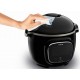 Мультиварка-скороварка Tefal Cook4me Touch, 1600Вт, чаша-6л, сенсорне керув., 13 програм, метал/пластик, чорний