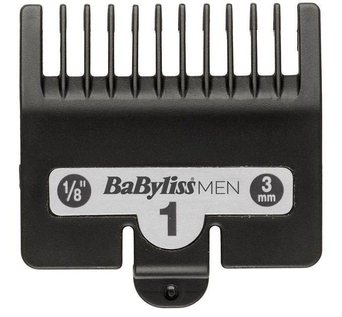 Машинка для стрижки Babyliss Super-X Metal Series, сеть+акум., вибрационный мотор, насадок-10, кейс, чехол, расческа в компл., сталь, серый