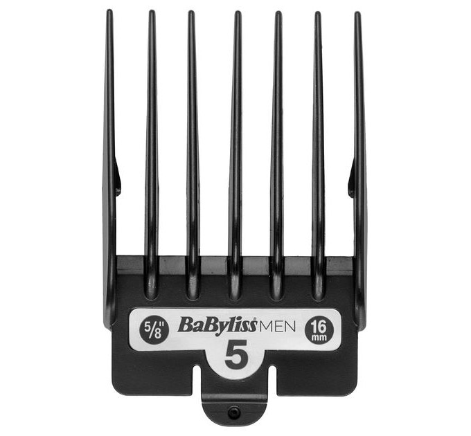 Машинка для стрижки Babyliss Super-X Metal Series, сеть+акум., вибрационный мотор, насадок-10, кейс, чехол, расческа в компл., сталь, серый