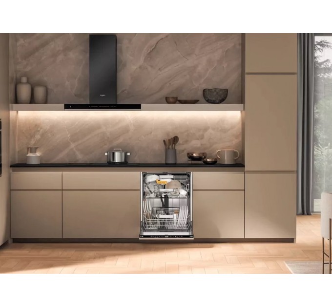 Посудомийна машина Whirlpool вбудована, 14компл., A+++, 60см, дисплей, 3й кошик, білий