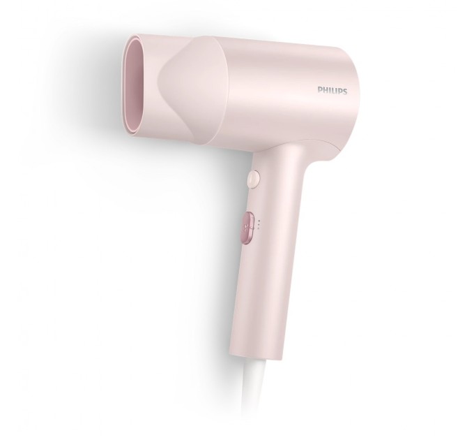 Фен-щетка Philips 3000 Series, 1600Вт, режимов-2, ионизация, розовый