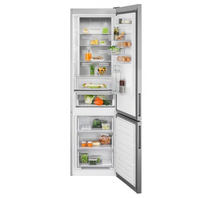 Холодильник Electrolux з нижн. мороз., 201x60х66, холод.відд.-244л, мороз.відд.-94л, 2дв., А++, NF, інв., диспл зовн., зона св-ті, нерж