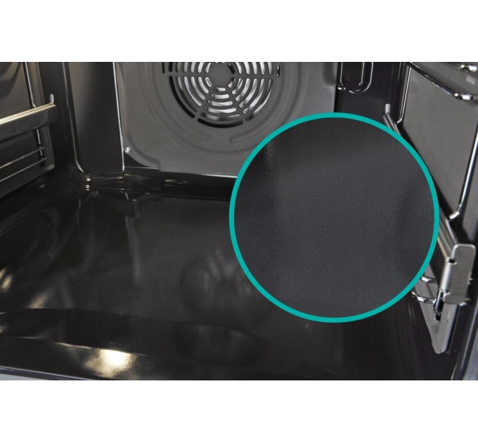 Плита Gorenje комби, 71л, 60x60см, дисплей, эмалированные реш, программатор IconLed,нерж