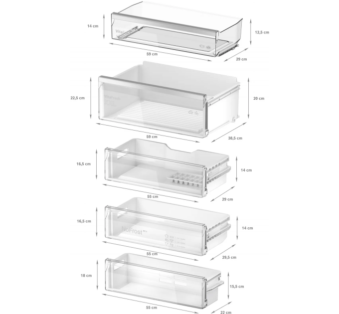 Холодильник Bosch встраиваемый с нижн. мороз., 194х71х55, xолод.отд.-284л, мороз.отд.-98л, 2дв., NF, белый