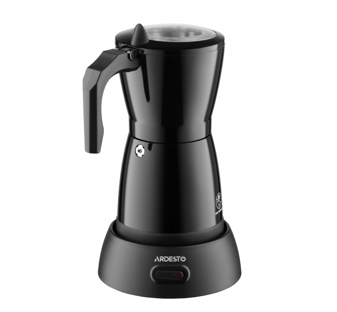 Кофеварка ARDESTO электрическая гейзерная 0.3л, молотый, черный
