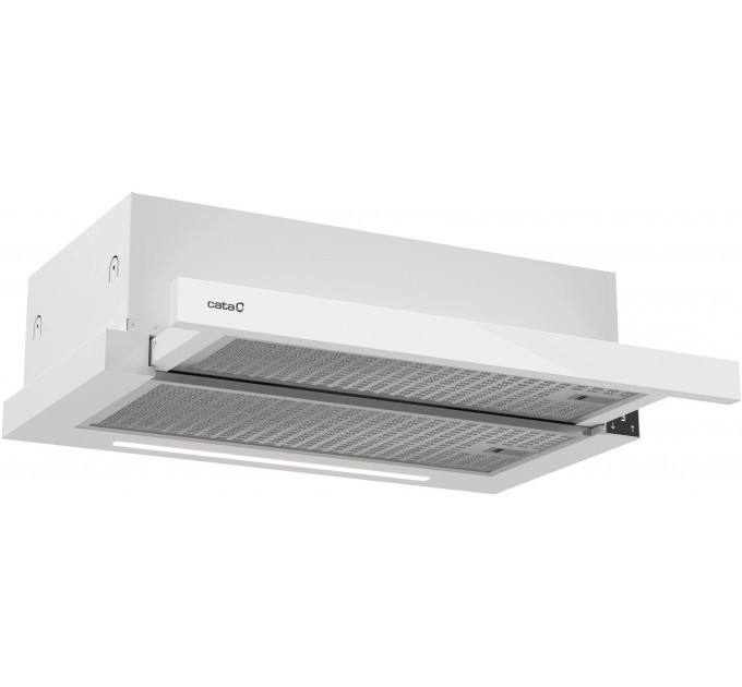 Витяжка Cata телескопічна, 60см, 698м.куб/год, TFH 6430 gwh, білий