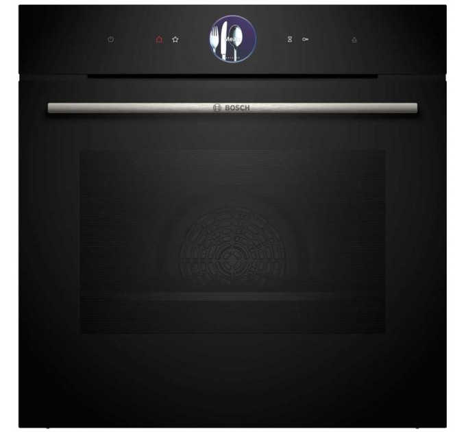 Духова шафа Bosch електрична, 71л, A+, дисплей, конвекція, пара, чорний