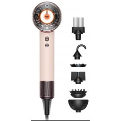 Фен Dyson HD16 Supersonic Nural Ceramic Pink/Rose Gold, 1600Вт, режимов-3, ионизиция, хол. обдув.. кейс для хранения, фиолетовый