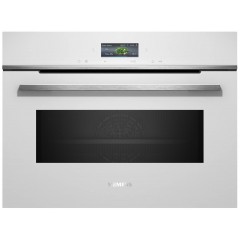Духова шафа Siemens електрична компактна, 45л, A, дисплей, конвекція, ф-ція мікрохвиль, білий