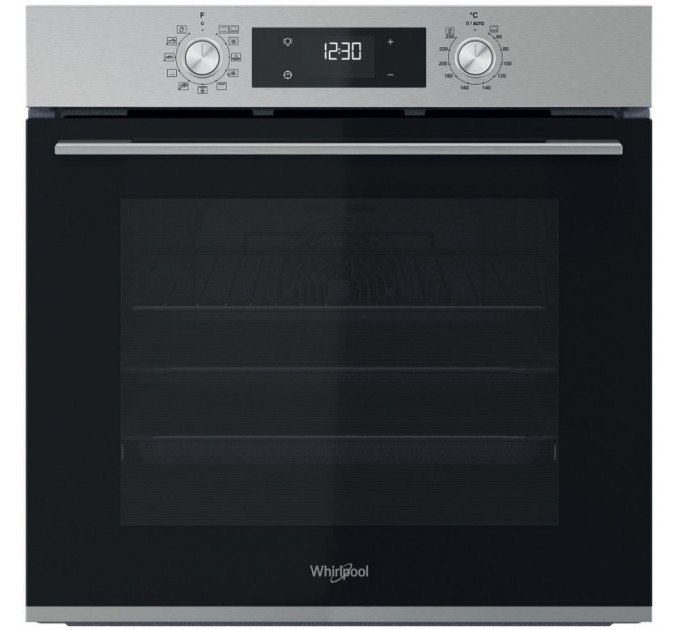 Духовой шкаф Whirlpool электрический, 71л, A+, дисплей, конвекция, телескопические направляющие, нерж