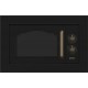 Мікрохвильова піч Gorenje вбудовувана Retro, 23л, міх. управл., 800Вт, гриль, чорний
