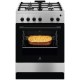 Плита Electrolux газовая, 59л, 60x60см, нерж